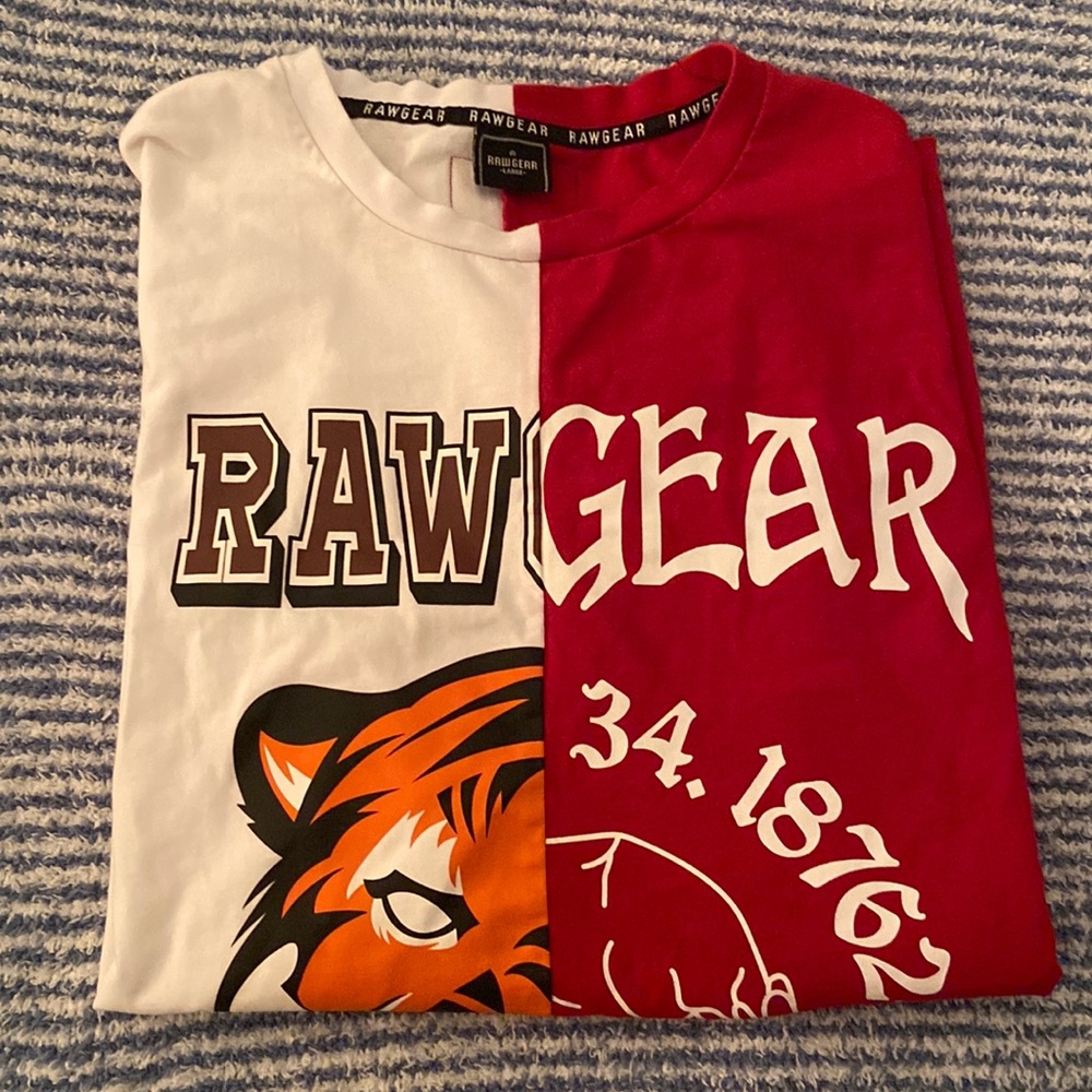 rawgear split tiger tee